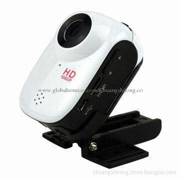Underwater Waterproof Sports Camera DVR, 30m Distance, 140 Degrees Wide Angle, 1,080P Resolution